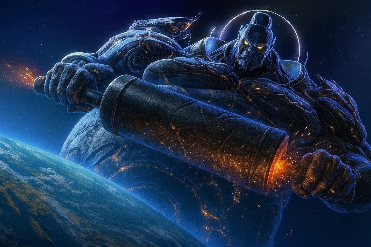 Pinto nello spazio con il Rullo di Ferro